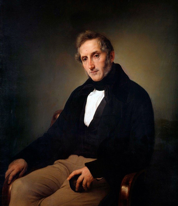 Francesco Hayez, Ritratto di Alessandro Manzoni